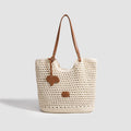 Summer Woven Women'S Bag Beach Holiday Tote Bag 2025 New Summer Large Capacity Commuting Versatile Shoulder Bag