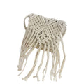 Tassel Cotton Rope Hand-Woven Bag - Ethnic Style Square Shoulder Crossbody Bag